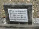 Valda Jean MIERS, daughter sister,
died 26-5-1941 aged 4 months;
Alberton Cemetery, Gold Coast City