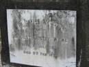 August Gustav WILKE,
born 1 July 1859 died 9 Feb 1938;
Alberton Cemetery, Gold Coast City