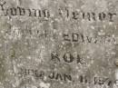 Joseph Edward TROE,
died 11 Jan 1976 in 75th year;
Appletree Creek cemetery, Isis Shire