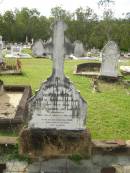 Veitch MURRAY,
born Jedburgh Scotland 22 Oct 1843,
died Childers 14 Mar 1919;
Appletree Creek cemetery, Isis Shire