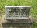Esther Jane SUTHERLAND,
died 23 Sept 1913 aged 23 years 4 months;
Appletree Creek cemetery, Isis Shire