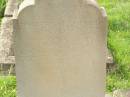 Christian Freidrich PERSKE,
died 28 Nov 1897 aged 25 years;
Appletree Creek cemetery, Isis Shire