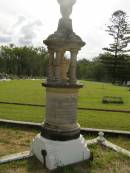 Christina,
wife of Rudolph WERSALLI,
died 28 July 1917 aged 84 years 3 months;
Rudolph WERSALLI,
died 5 Aug 1921 aged 85 years;
Appletree Creek cemetery, Isis Shire
