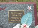 Norman George FRAMPTON,
21-11-1923 - 24-4-2003;
Appletree Creek cemetery, Isis Shire