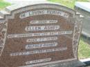 Ellen ASHBY,
wife,
died 24 Sept 1951 aged 77 years;
Alfred ASHBY,
die 5 July 1967 aged 91 years;
Appletree Creek cemetery, Isis Shire