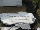 Thomas J. PERKINS,
died 17 Aug 1910;
Appletree Creek cemetery, Isis Shire