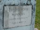 Edmond Louis MONSOUR,
died 13 March 1944 aged 3 months;
Appletree Creek cemetery, Isis Shire
