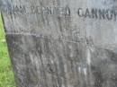 William Bernard GANNON,
died 20 April 1913 aged 24 years;
Appletree Creek cemetery, Isis Shire