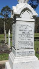 James EMERSON
d: 22 May 1915 aged 61
Elizabeth TIMMINS
d: 26 Nov 1935 aged 81
Margret Jack EMERSON
wife of D.V. EVANS
d: 10 Jul 1915 aged 37
David Vincent EVANS
d: 31 Jul 1916 aged 37
Jean EMERSON
wife of R.E. HULL
d: 18 Aug 1914 aged 19
Atherton Pioneer Cemetery (Samuel Dansie Park)