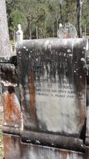 Elizabeth (BATTLE)
wife of T.W. BATTLE
d: 23 Jun 1925 aged 63
Atherton Pioneer Cemetery (Samuel Dansie Park)