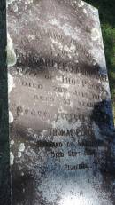 Margaret Elleanor Jane PEAKE
wife of Thos PEAKE
d: 28 Jul 1917 aged 53
Thomas PEAKE
husband of Margaret
d: Sep 1934
Atherton Pioneer Cemetery (Samuel Dansie Park)