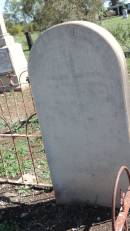 James Andrew (HARTIGAN) ?
Aubigny Catholic Cemetery, Jondaryan
