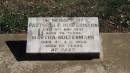 Pastor J.F. HOLTERMANN
d: 6 Nov 1937 aged 76
Martha HOLTERMANN
d: 4 Aug 1934 aged 65
Aubigny St Johns Lutheran cemetery, Toowoomba Region
