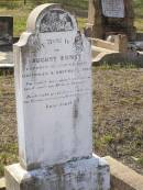 August ERNST,
born 11 Aug 1902 died 9 Nov 1930;
Bergen Djuan cemetery, Crows Nest Shire