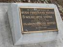 Hugo Ferdinand NOFFKE
B: 2 Jul 1885
D: 4 May 1969
Wilhelmine NOFFKE (nee HAACK)
B: 10 May 1895
D: 11 Jun 1988
Clarence Hugo NOFFKE
B: 24 Mar 1913
D: 31 Oct 2002
Bethel Lutheran Cemetery, Logan Reserve (Logan City)