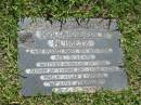 Eric Frederick SCHULTZ,
died 8 Nov 1988 aged 71 years,
husband of June,
father of Yvonne, Eric, Laurie, Glenn, Phillip, Allan & Kerrilee;
Blackbutt-Benarkin cemetery, South Burnett Region