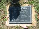 Noel Edgar NOBLE,
born 22 Dec 1917,
died 28 March 2007 aged 89 years;
Blackbutt-Benarkin cemetery, South Burnett Region