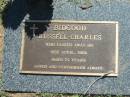 Russell Charles BIDGOOD,
died 21 April 2006 aged 74 years;
Blackbutt-Benarkin cemetery, South Burnett Region