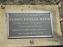 Clarie Estelle HARM,
22 March 1942 - 13 May 2002,
wife of Donald,
mother of Linnet, Allen & Cheryl;
Blackbutt-Benarkin cemetery, South Burnett Region