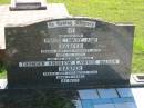 Phoebe Mary Ann HARPER,
wife,
died 13 Feb 1973 aged 55 years;
Thomson Andrew Lawrie Mason HARPER,
husband,
died 13 Aug 1990 aged 75 years;
Blackbutt-Benarkin cemetery, South Burnett Region