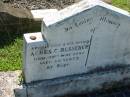 Agnes C. BESSERER,
wife mother,
died 24 May 1942 aged 60 years;
Blackbutt-Benarkin cemetery, South Burnett Region