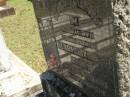 Clara Elizabeth YOUNG,
wife mother,
died 8 May 1957 aged 70 years;
Blackbutt-Benarkin cemetery, South Burnett Region