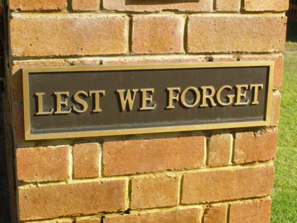 Bribie Island Memorial Gardens, Caboolture Shire  | 