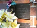 Hector Roy WEBB,
died 28 Jan 1999 aged 84 years;
Bribie Island Memorial Gardens, Caboolture Shire