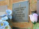 George (Ross) JEFFERS,
died 6 Jan 1995 aged 74 years;
Bribie Island Memorial Gardens, Caboolture Shire