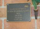 Peter Reginald SMART,
died 29-9-99 aged 79 years;
Bribie Island Memorial Gardens, Caboolture Shire