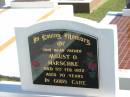 August O. MARSCHKE,
died 5 Feb 1972 aged 70 years,
father;
Apostolic Church of Queensland, Brightview, Esk Shire