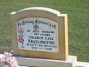 Friedrich Carl KRASCHNEFSKI,
died 9 Sept 1977 aged 83 years,
husband father;
Apostolic Church of Queensland, Brightview, Esk Shire