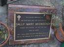 Sally Mary MCSWEENEY,
wife mother,
died 31 July 2002 aged 45 years;
Brookfield Cemetery, Brisbane