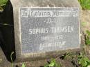 Sophus THOMSEN,
1900 - 1957;
Brooweena St Marys Anglican cemetery, Woocoo Shire