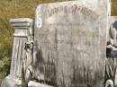 Sarah Ann DICKENS
d: 29 Jul 1933, aged 72
Fairview Cemetery, Bryden, Somerset Region, Queensland