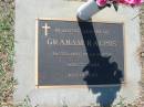 Graham RALPHS,
died 24-12-1998 aged 55 years;
Canungra Cemetery, Beaudesert Shire