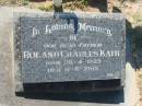 Roland Charles KATH, father,
born 26-4-1923 died 8-8-1985;
Canungra Cemetery, Beaudesert Shire