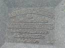 Mabel Louise MAHONY, mother,
died 29 May 1979 aged 93 years;
Canungra Cemetery, Beaudesert Shire