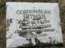 Gordon Alan PITMAN, husband grand-dad,
died 18-1-1974 aged 60 years;