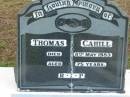Thomas CAHILL,
died 8 May 1983 aged 75 years;
Sacred Heart Catholic Church, Christmas Creek, Beaudesert Shire