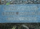 John Stuart COCHRANE,
died 20 June 1963,
Beaudesert Shire Engineer 1923-1963;
Sacred Heart Catholic Church, Christmas Creek, Beaudesert Shire