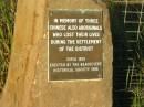 a href=Chinese.htmlMonument to Chinese Shepherds and Aboriginesa
near Sacred Heart Catholic Church, Christmas Creek, Beaudesert Shire