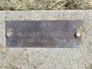 August SCHULTZE,
2 Sep 1894 - 1894;
Coleyville Cemetery, Boonah Shire