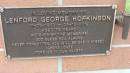 Lenford George HOPKINSON
b: 17 Mar 1933
d: 26 Dec 2012 aged 79
Cooloola Coast Cemetery