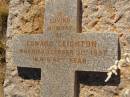 Edward LEIGHTON
d: Oct 31 1897, aged 62
Cossack (European and Japanese cemetery), WA