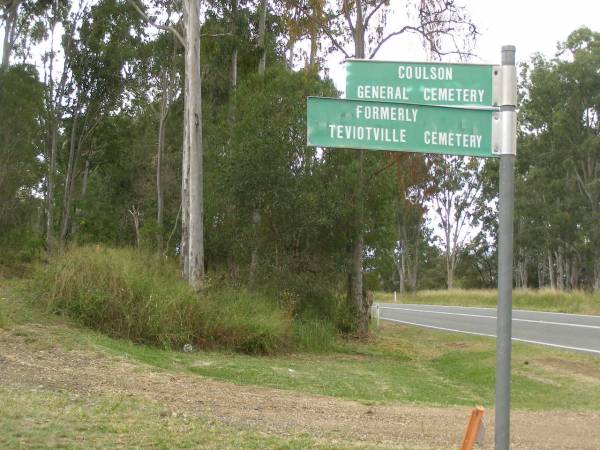 Coulson General Cemetery, Scenic Rim Region  | 