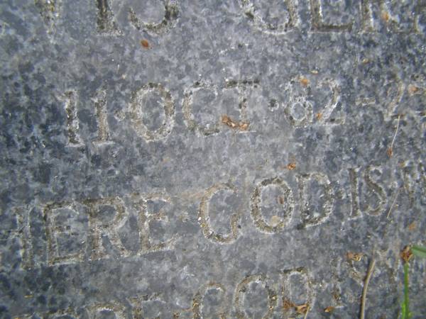 Mary Elizabeth McCONNEL  | b: 24 Mar 1855  | d: 17 Nov 1941  | eldest daughter of William and Martha KENT  |   | James Henry McCONNEL  | b: 18 Apr 1850  | d: 7 Jun 1914  | eldest son of David CANNON and Mary Macleod McCONNEL  |   | Ursula Hope McCONNEL  | b: 27 Oct 1888  | d:  6 Nov 1957  |   | Katharine Macleod McCONNEL  | b: 11 May 1886  | d: 20 Aug 1946  |   | Mary Elspeth WHITE  | b: 11 Oct 82  | d: 25 Mar 56  | wife of Bevis Gerald WHITE  |   | Cressbrook Homestead, Somerset Region  |   | 