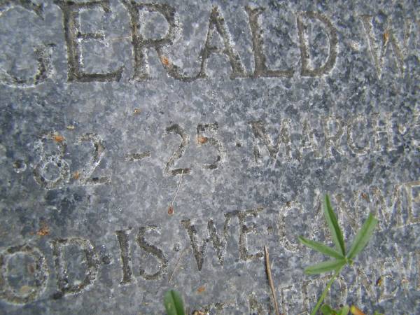 Mary Elizabeth McCONNEL  | b: 24 Mar 1855  | d: 17 Nov 1941  | eldest daughter of William and Martha KENT  |   | James Henry McCONNEL  | b: 18 Apr 1850  | d: 7 Jun 1914  | eldest son of David CANNON and Mary Macleod McCONNEL  |   | Ursula Hope McCONNEL  | b: 27 Oct 1888  | d:  6 Nov 1957  |   | Katharine Macleod McCONNEL  | b: 11 May 1886  | d: 20 Aug 1946  |   | Mary Elspeth WHITE  | b: 11 Oct 82  | d: 25 Mar 56  | wife of Bevis Gerald WHITE  |   | Cressbrook Homestead, Somerset Region  |   | 