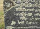 Ernest Club SMITH,
son of George and Jane SMITH,
born 17 Jan 1891,
died 11 Nov 1957;
Alice Emily SMITH,
wife,
daughter of Henry and Sarah WINDOW,
born Gloucestershire 1876,
died 25 April 1960;
Cressbrook Homestead, Somerset Region