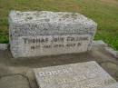 Thomas John COLEMAN
d: 16 Jan 1945 aged 81
Robert John COLEMAN
d: 2 Apr 1952, aged 52
Alice Kate COLEMAN
d: 14 Jun 1979 aged 102
Cressbrook Homestead, Somerset Region